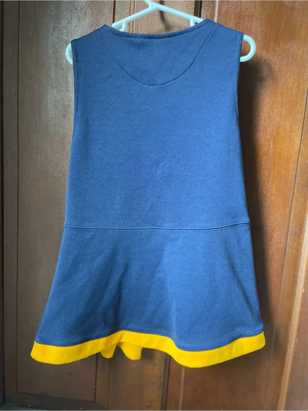 girls medium 5/6 blue / yellow Indiana Pacers cheer dress